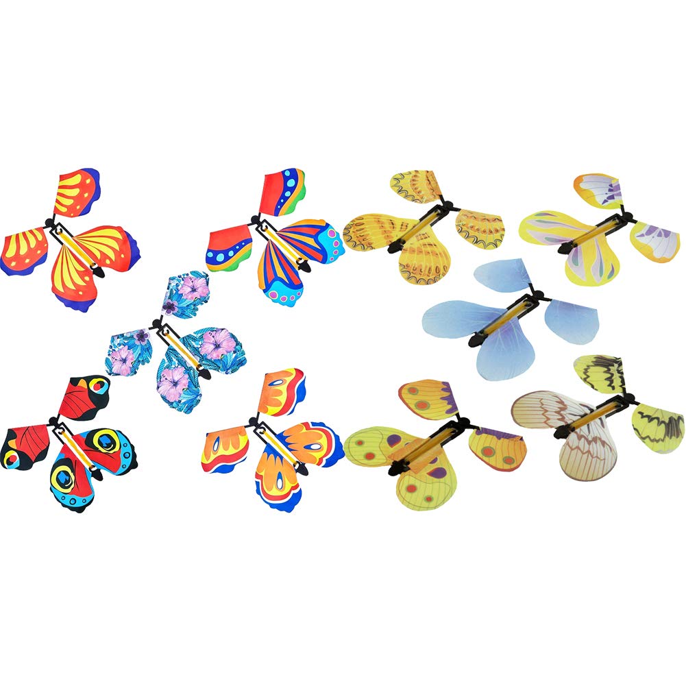 Amazon | 飛び出す蝶々 バタフライ 動物モデル おもちゃ 10個セット